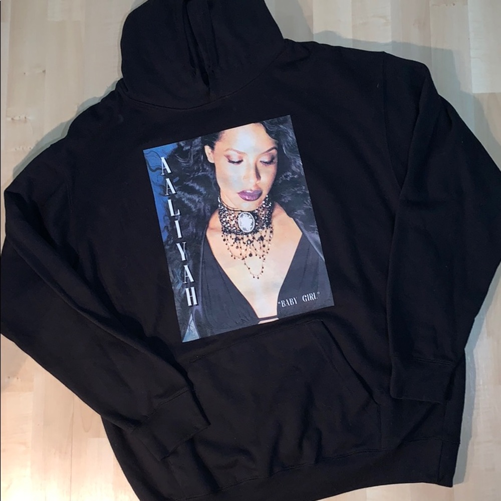 AALIYAH Cross Colours Baby Girl Hoodie UNISEX NWOT